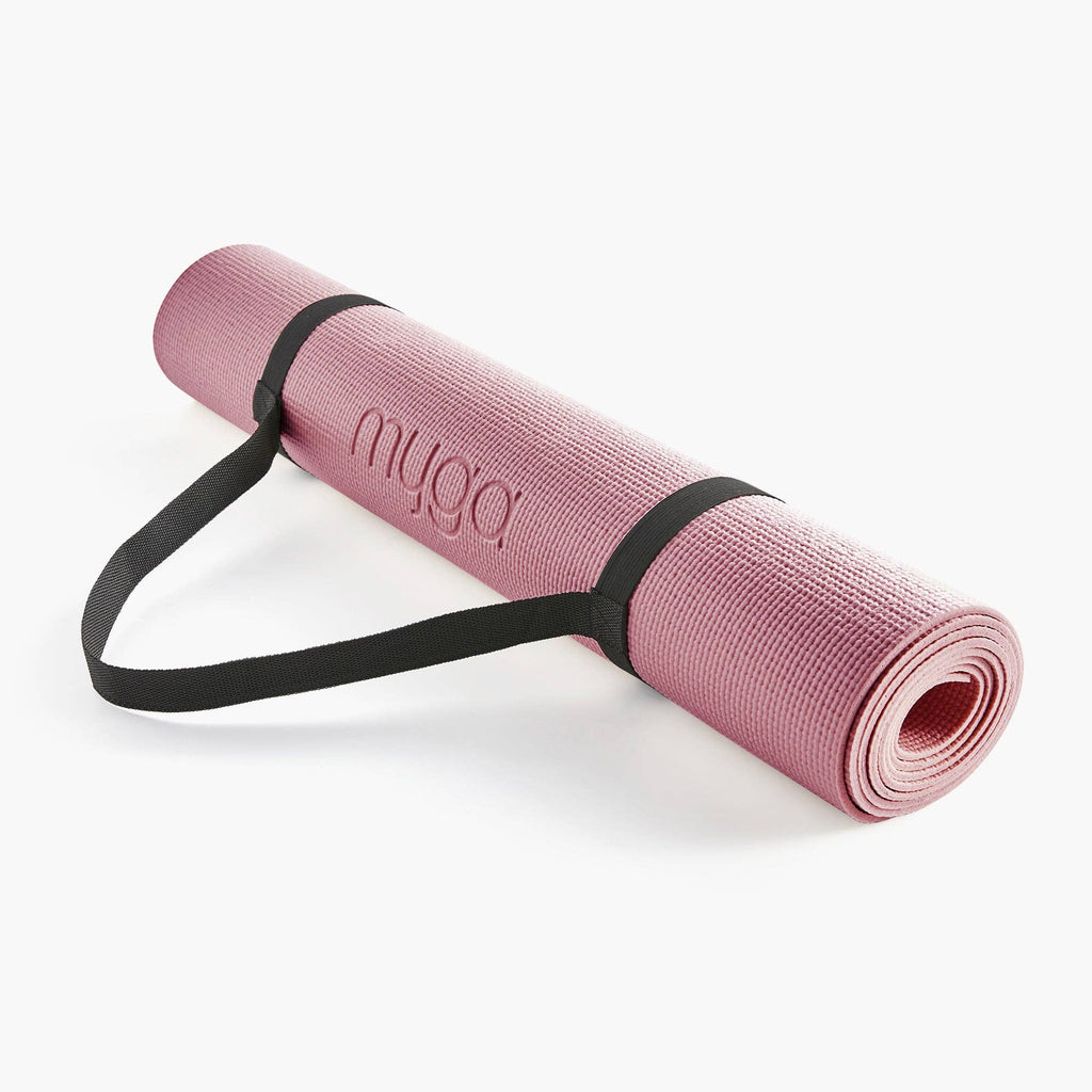 Myga Entry Level Yoga Mat - Nostalgia Rose & Navy Peony