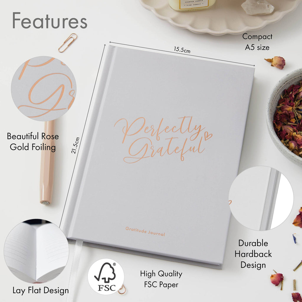 Gratitude Book - Dove Grey