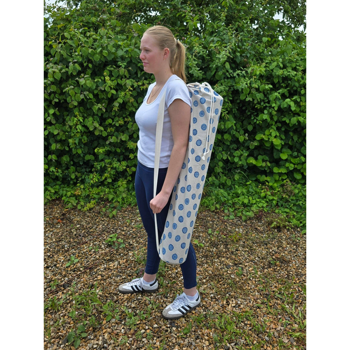 Yoga & Pilates Mat Bag - Penny Cornflower
