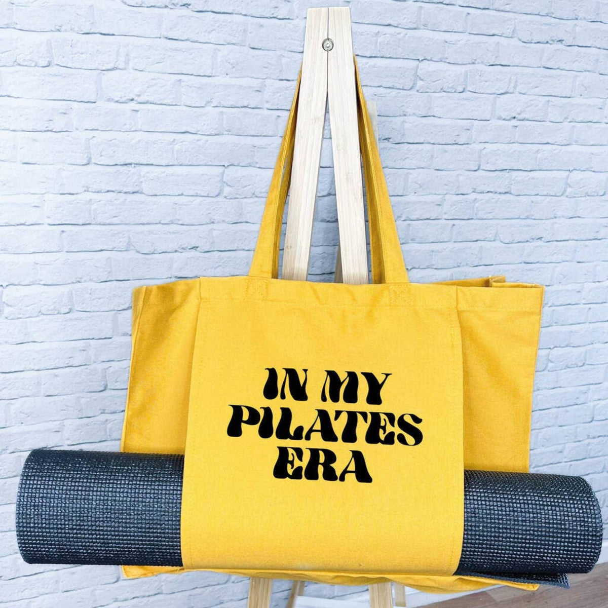 In My Yoga Era Organic Cotton Yoga Bag