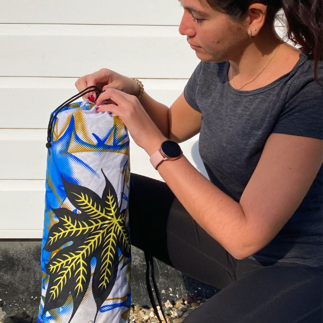 Handmade African Print Yoga Bag - Ravi Be