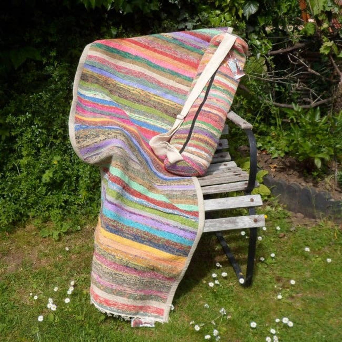 Handwoven Cotton Yoga Mat
