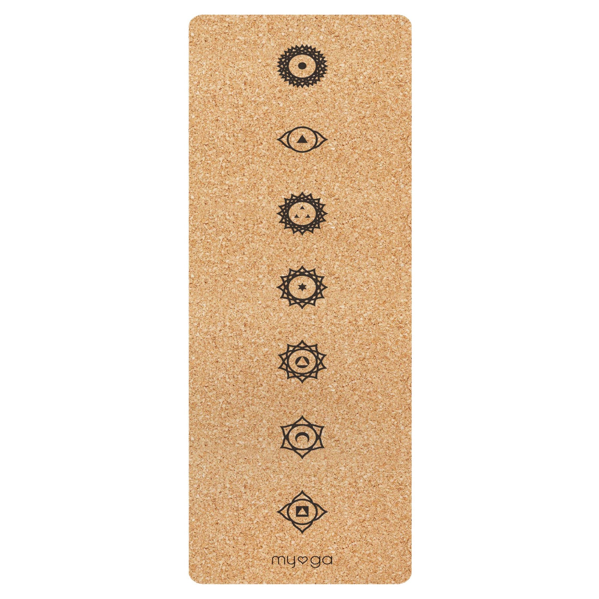 Myga Extra Large Cork Yoga Mat - Chakra