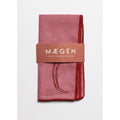 Linen Blend Napkins - Chilli, Set of 2