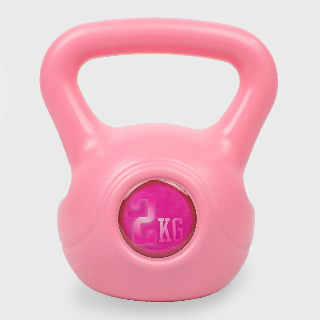 Pink Vinyl Coated Kettlebell