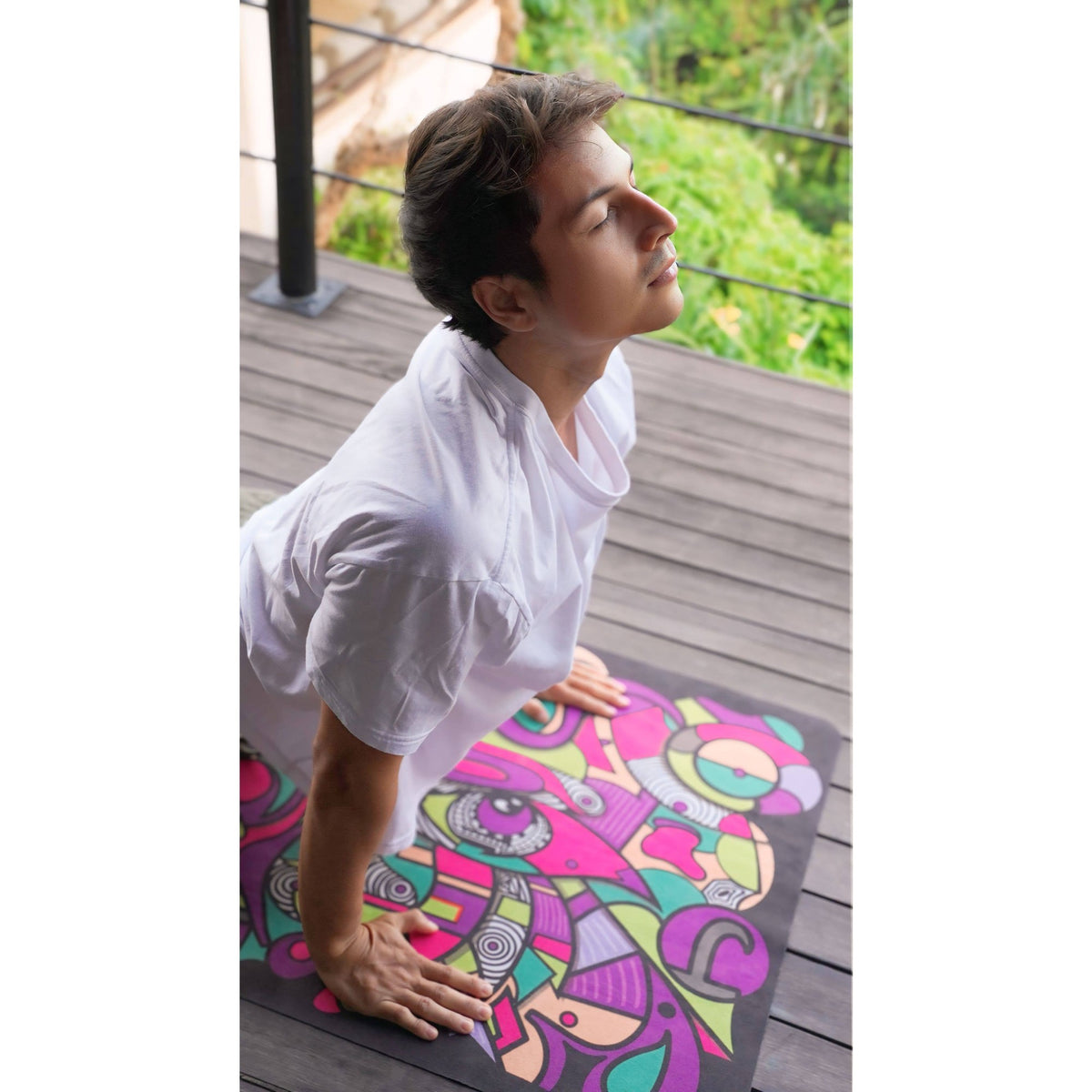 Lightweight Multi-Colour Travel Yoga Mat - Flow