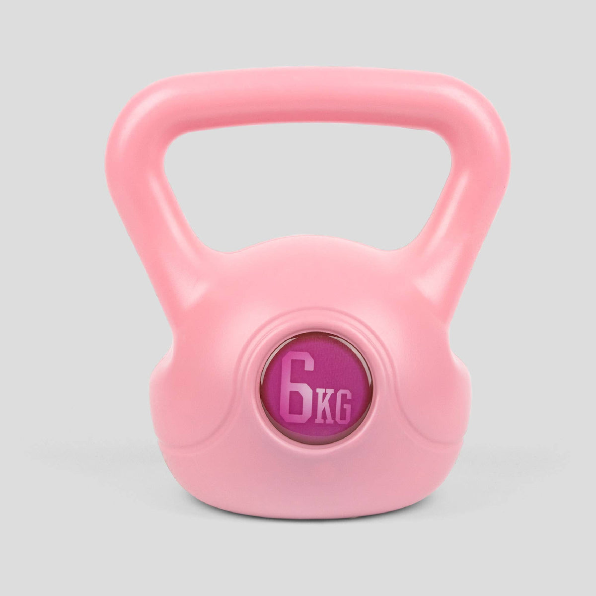 Pink Vinyl Coated Kettlebell - 6kg