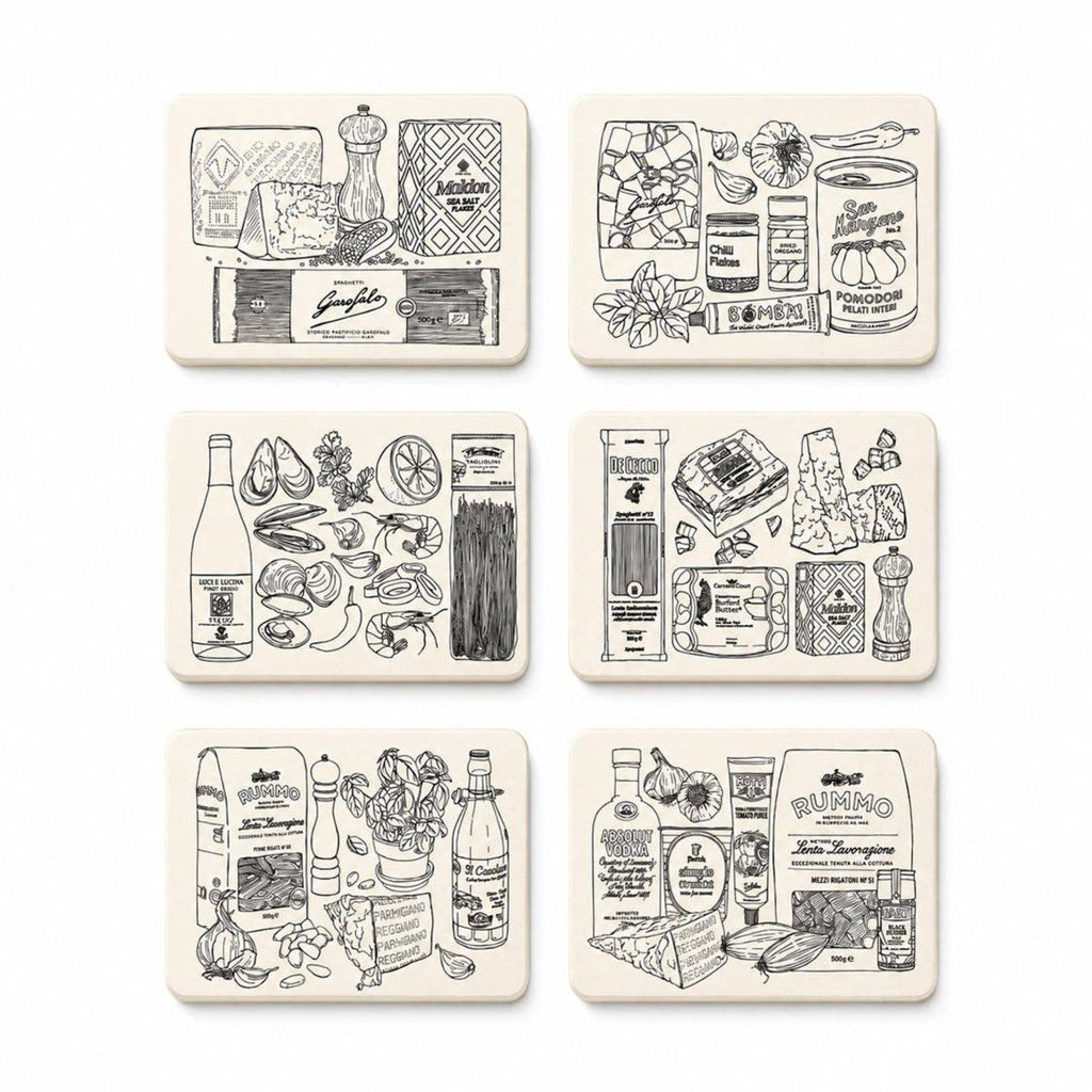 Pasta Placemats - Set of 6