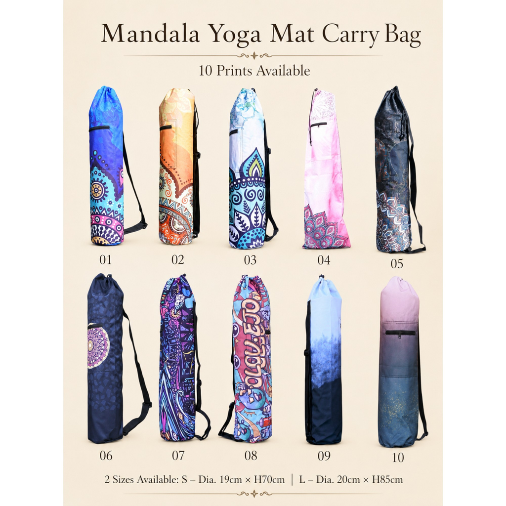 Waterproof Mandala Print Yoga Mat Bag