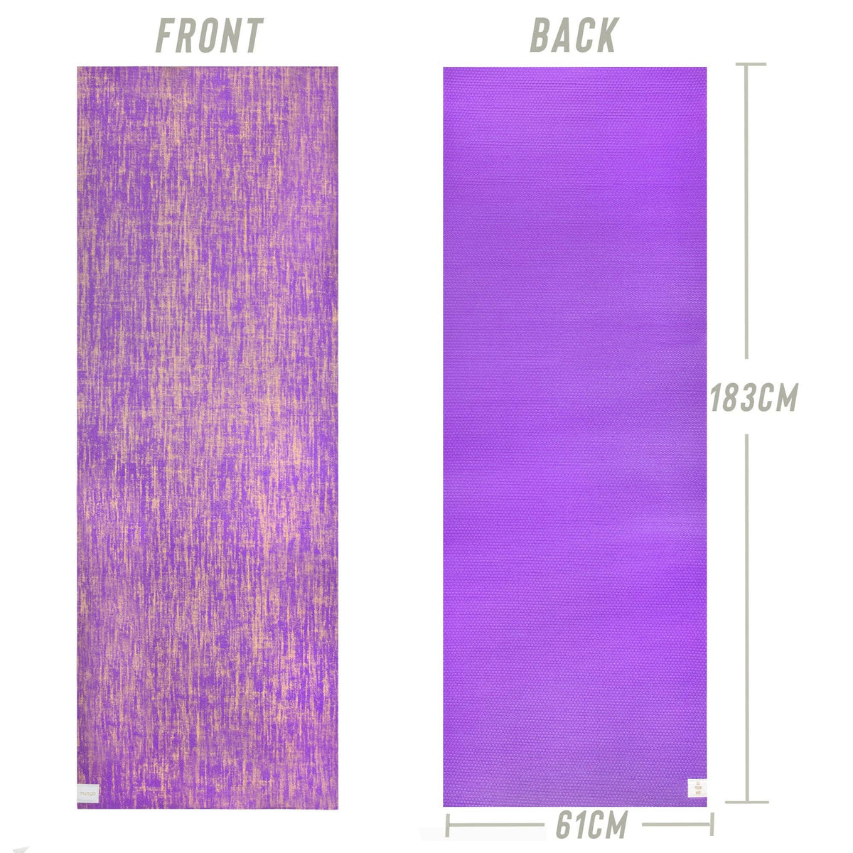 Myga Jute Yoga Mat with Ultra Grip