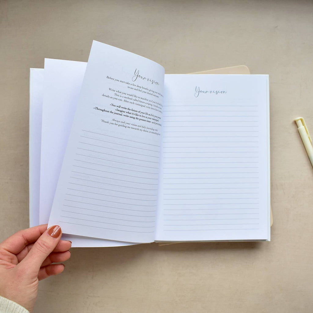 Dream Life Manifesting Journal - Gold Foiled