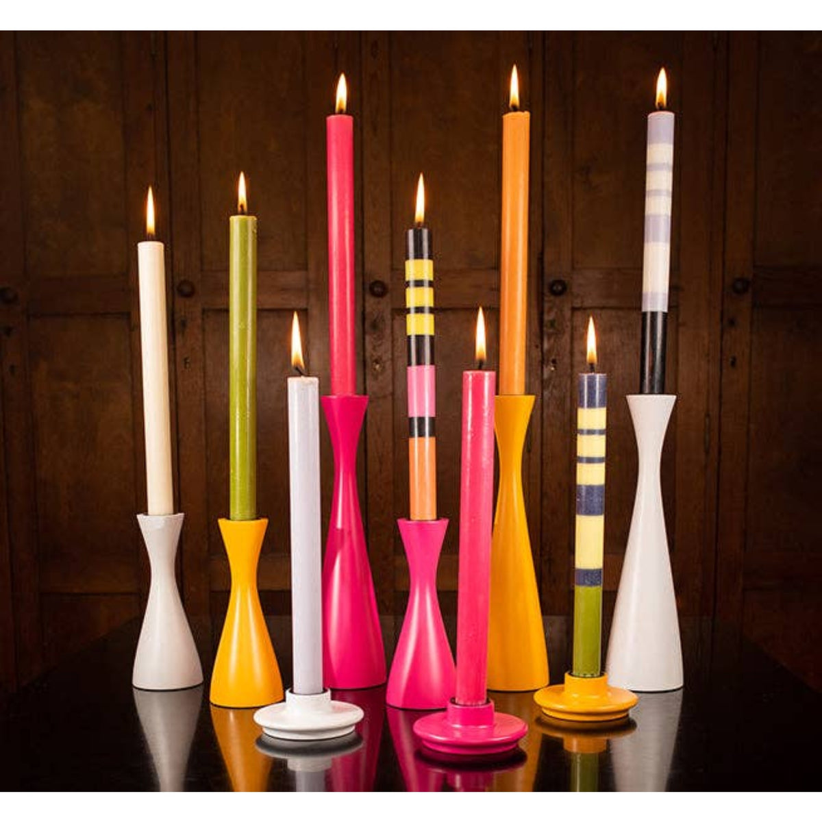 Small Candle Holder - Pearl White