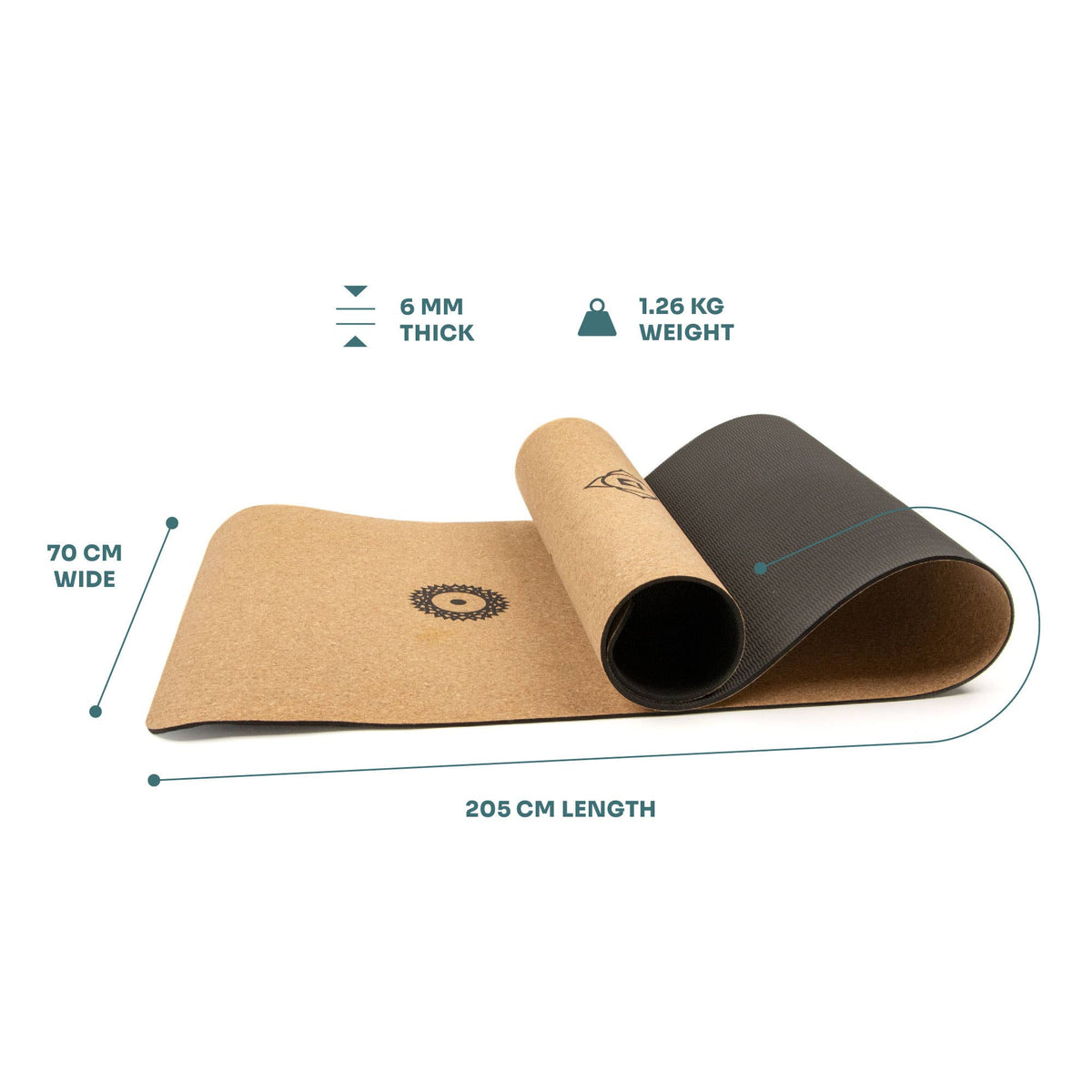 Myga Extra Large Cork Yoga Mat