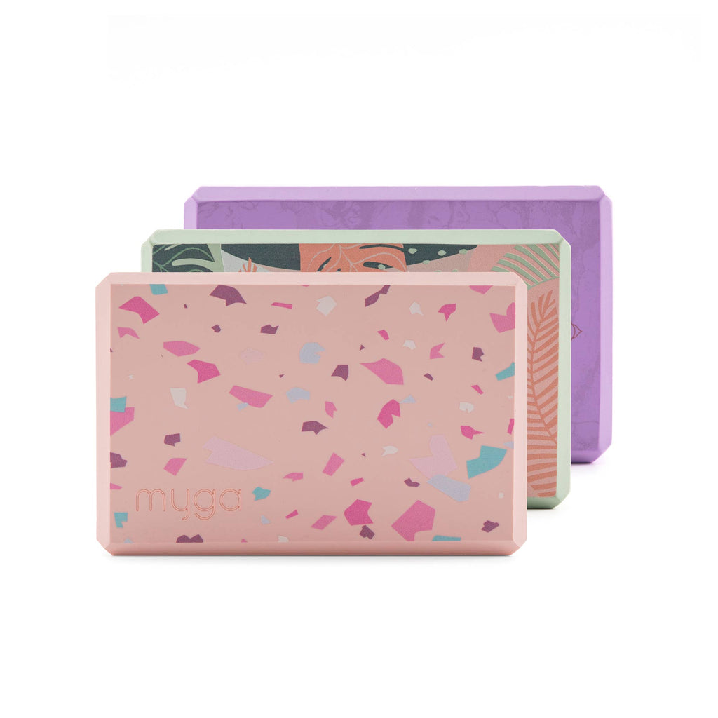 Myga Printed Yoga Block
