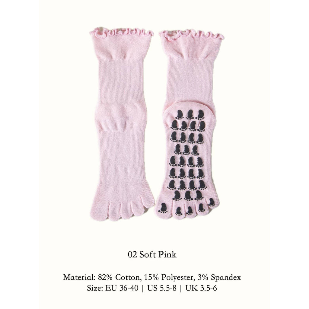 Five Toe Grip Socks for Yoga & Barre