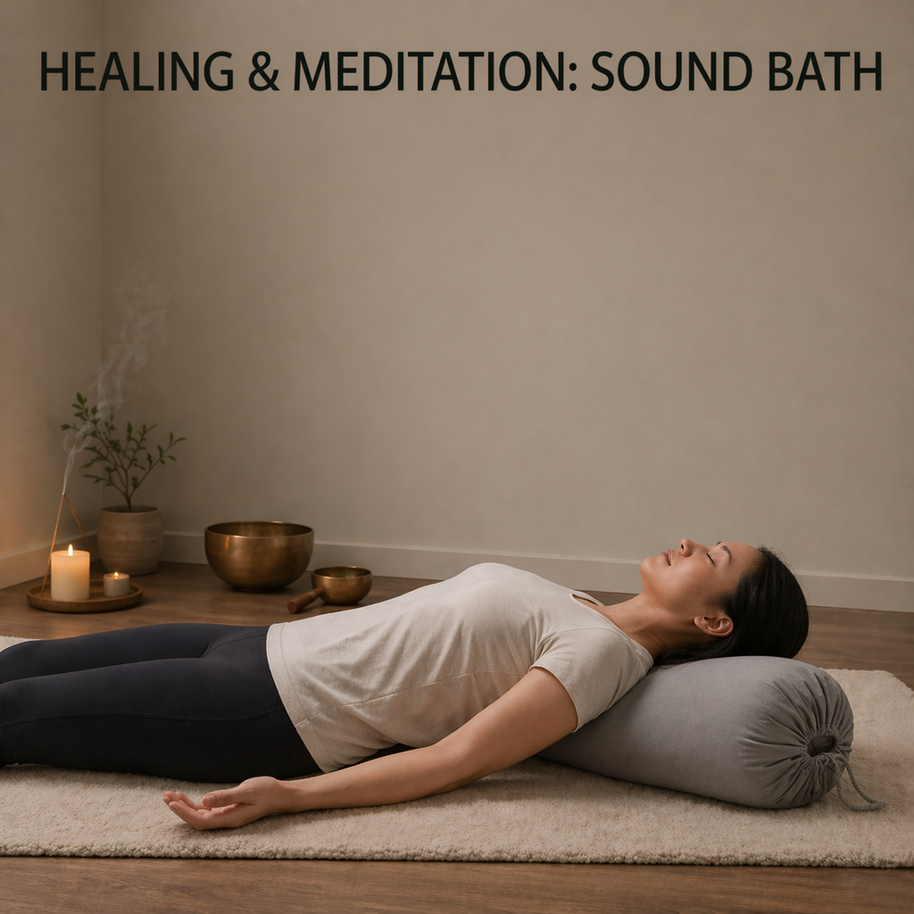 Oval Yoga Bolster for Restorative Yoga