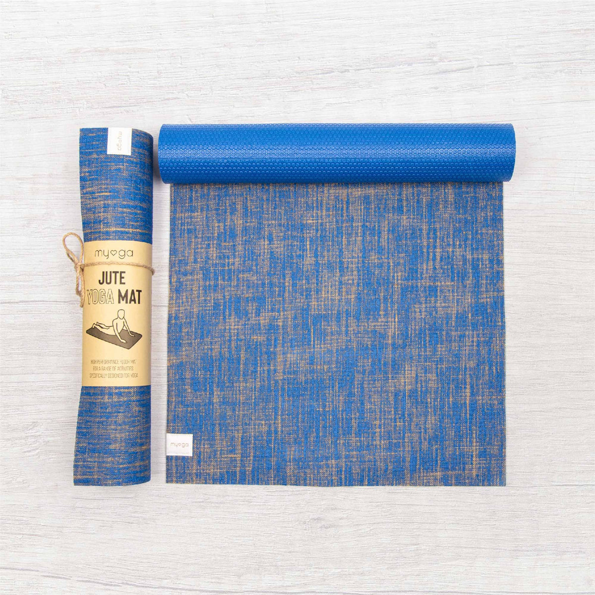 Myga Jute Yoga Mat with Ultra Grip