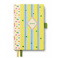 Raspberry Blossom Striped Journal
