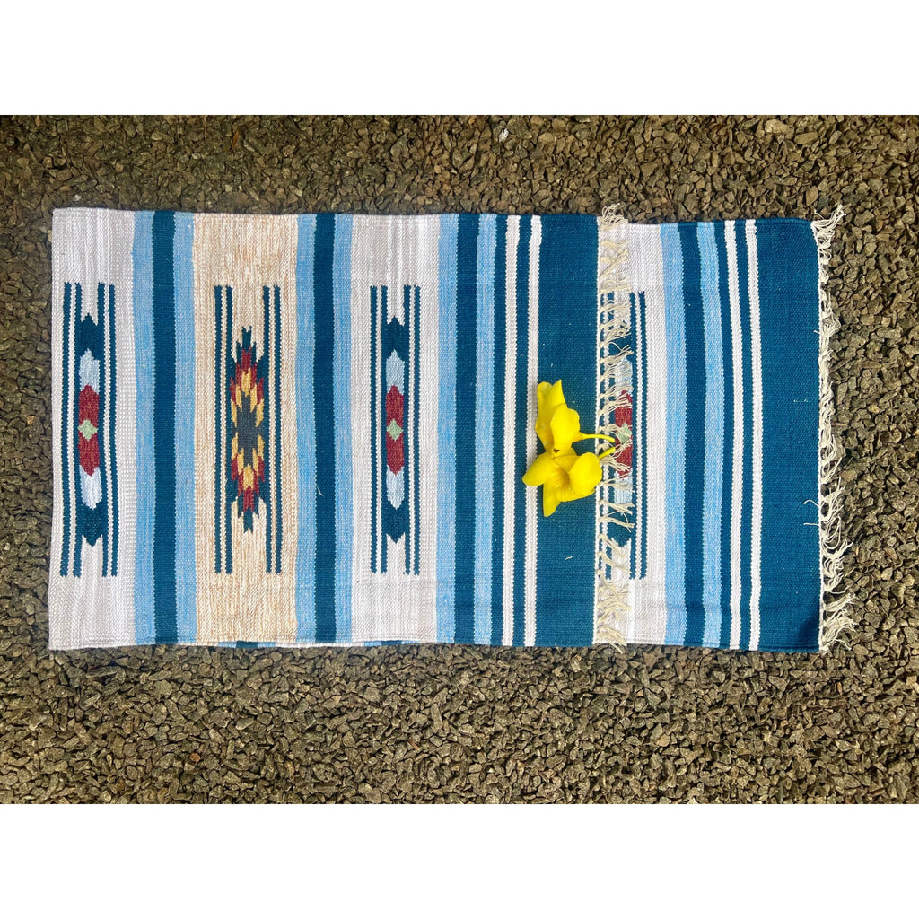 Handwoven Natural Cotton Yoga Mat