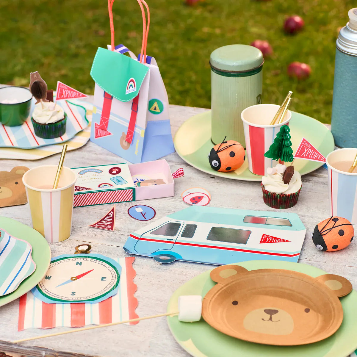 Adventure Party Compass Napkins x16 | Meri Meri Adventure Party Napkins Outdoor Adventure Party Compass Napkins x16