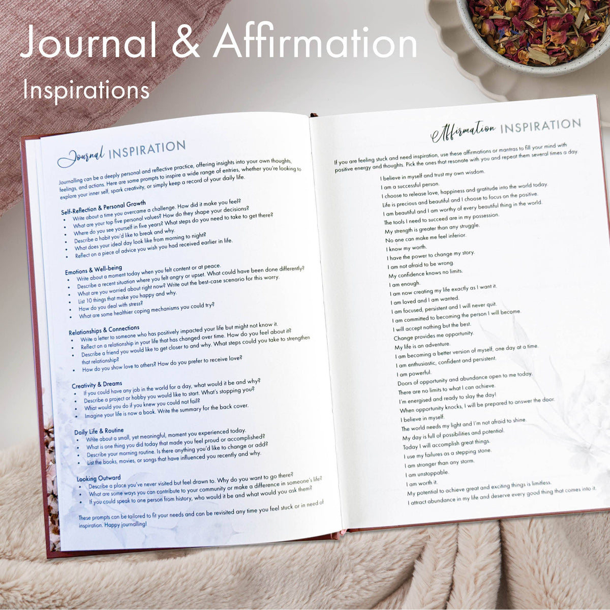 Gratitude Book - Dove Grey