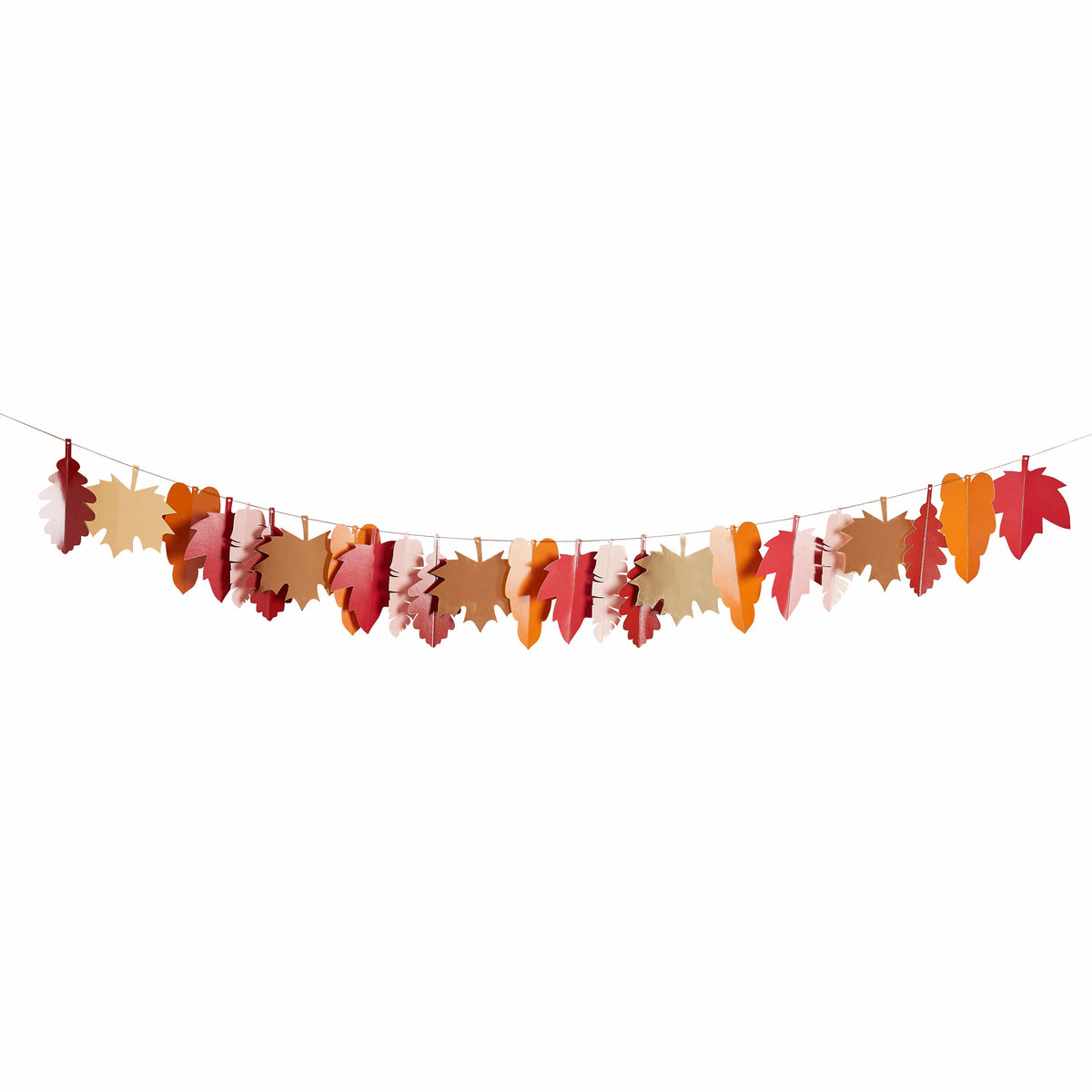 Autumn Leaf Garland - 2m - Halloween & Fall Decorations  Banners Autumn Leaf Garland - 2m