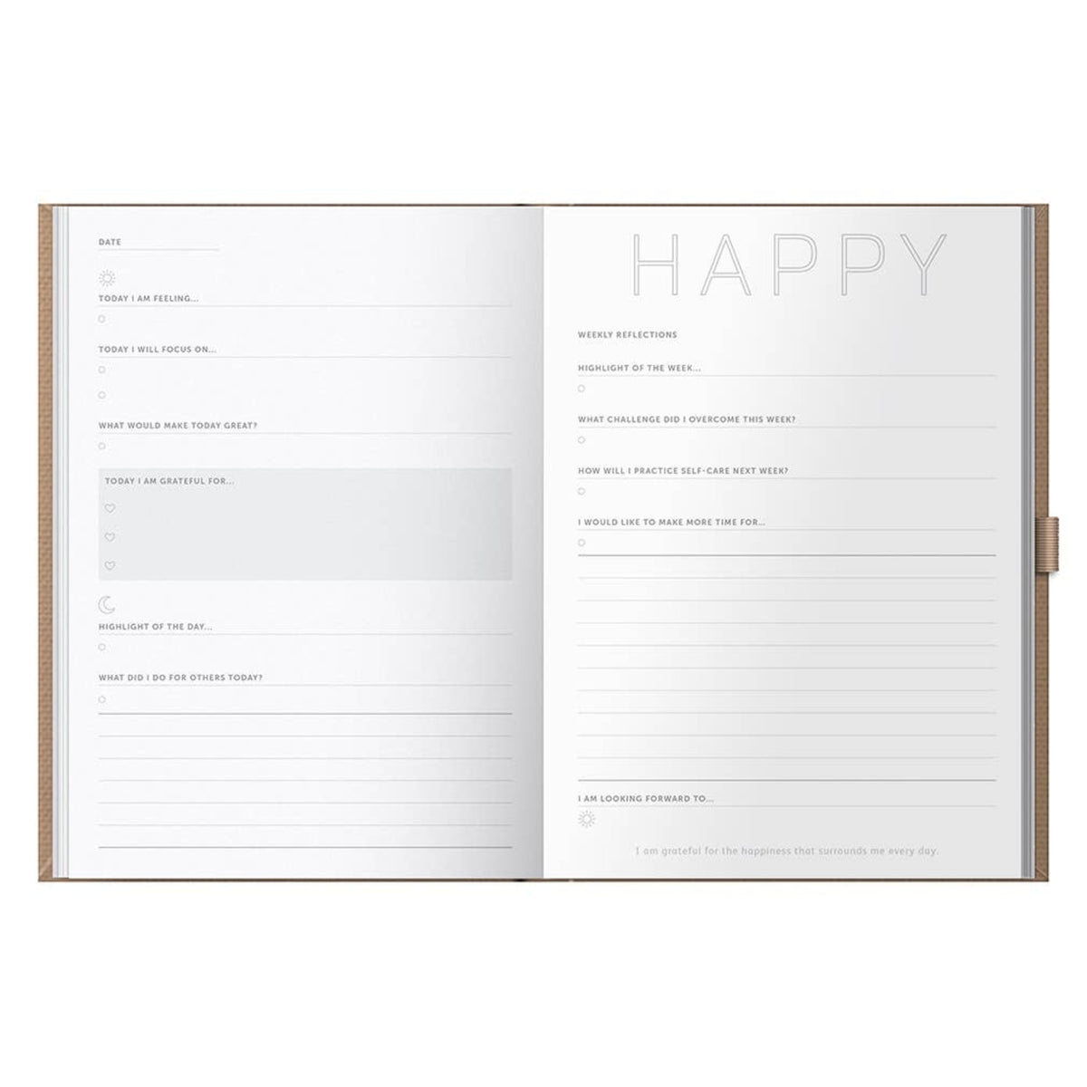 Busy B Gratitude Journal - 6 Month Undated