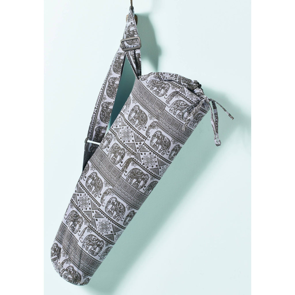 Elephant Cotton Yoga Mat Bag