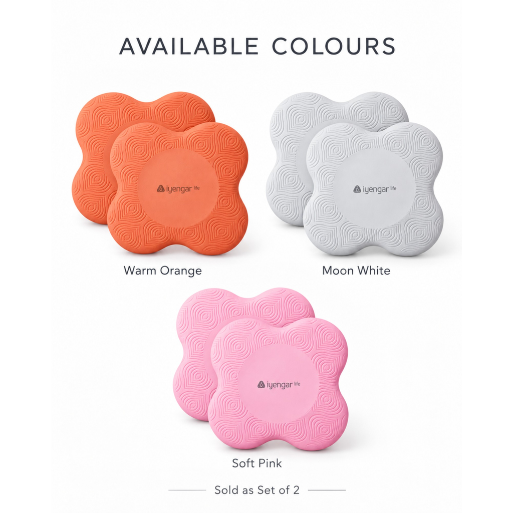 Yoga & Pilates Cushion Pad for Knees, Wrists & Elbows - Pink
