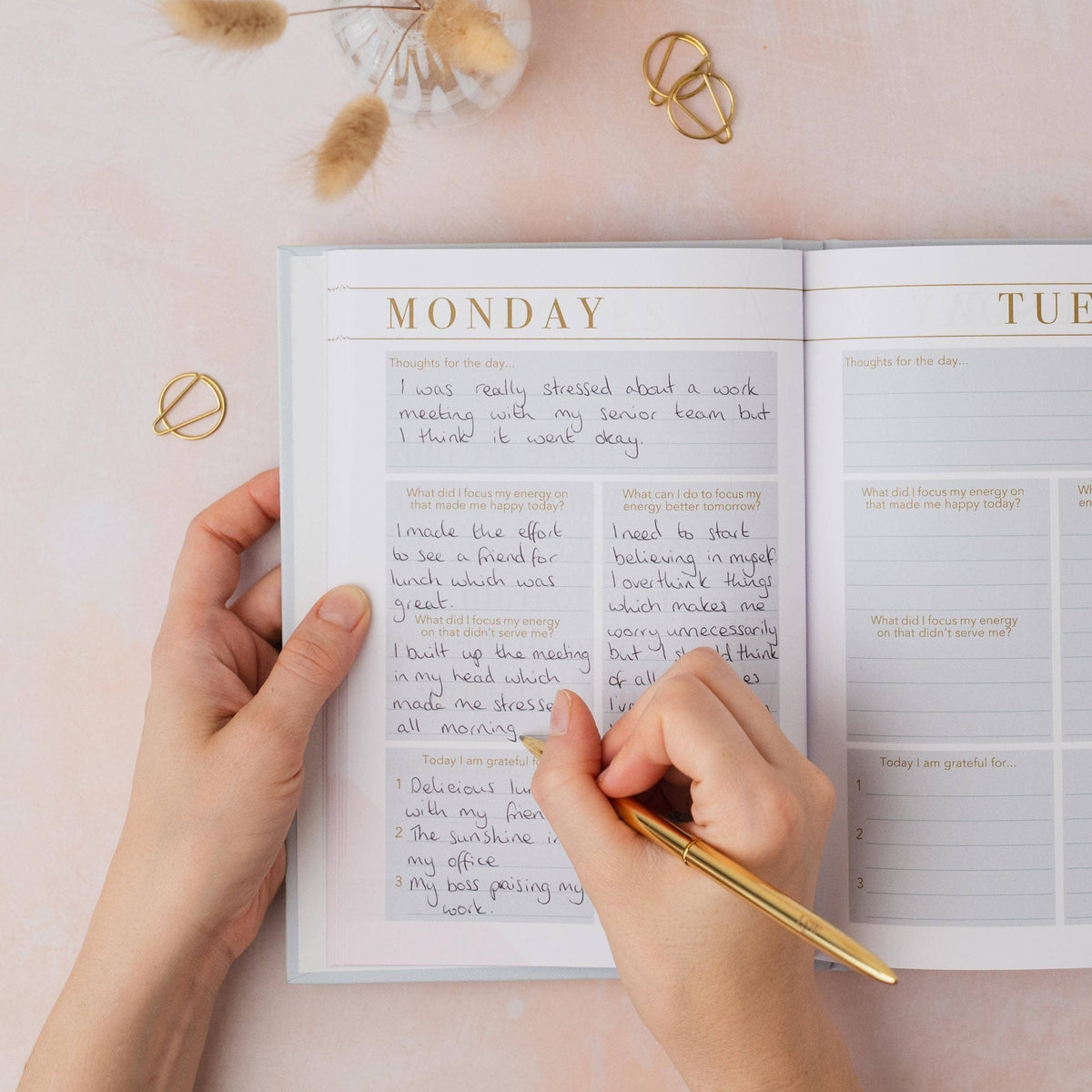 LSW Mind Notes - Wellbeing & Gratitude Journal