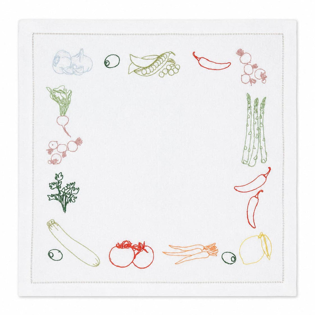 Allotment Embroidered Napkins - Pack of 4