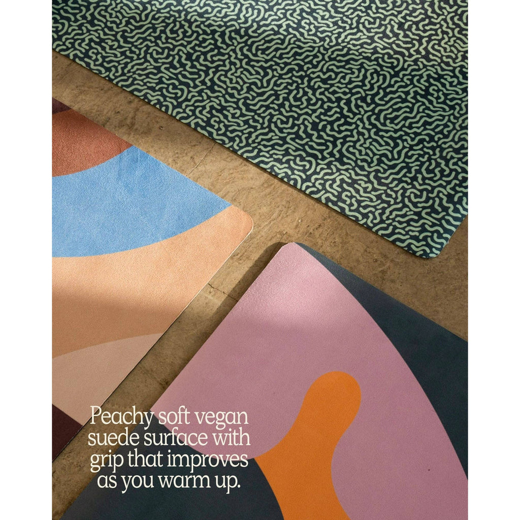 Whirly Patterned Travel Yoga Mat