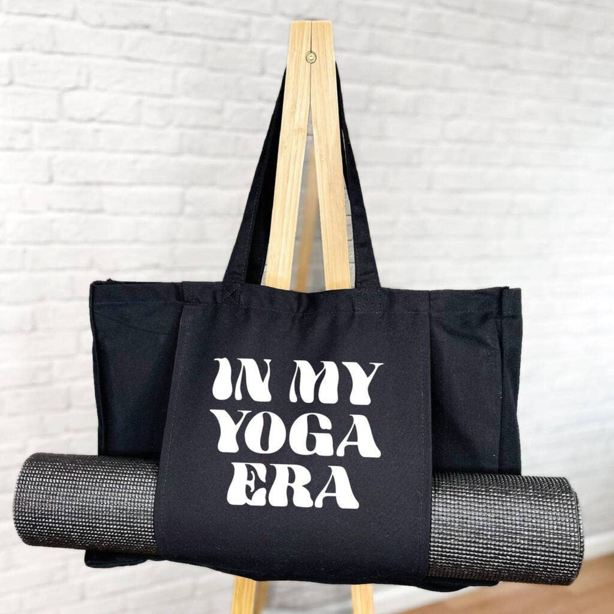 In My Yoga Era Organic Cotton Yoga Bag