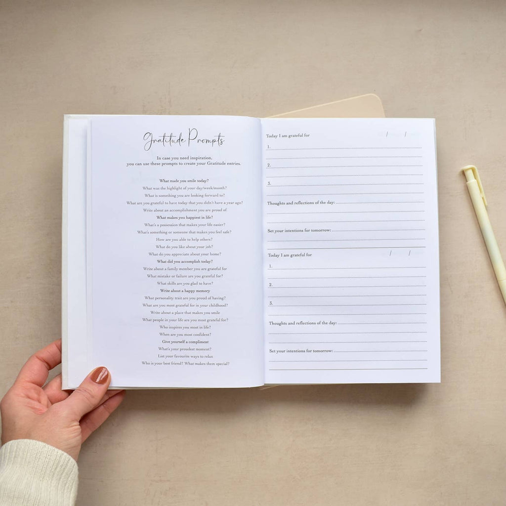 Gratitude Daily Reflection Journal - Gold Foiled