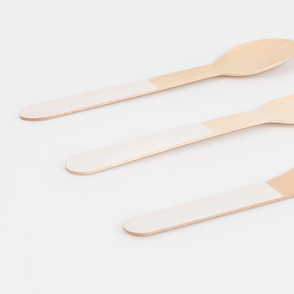 Ballet Slipper Pink Wooden Party Cutlery Set x 24 | Meri Meri Party Cutlery Ballet Slipper Pink Wooden Party Cutlery Set x 24