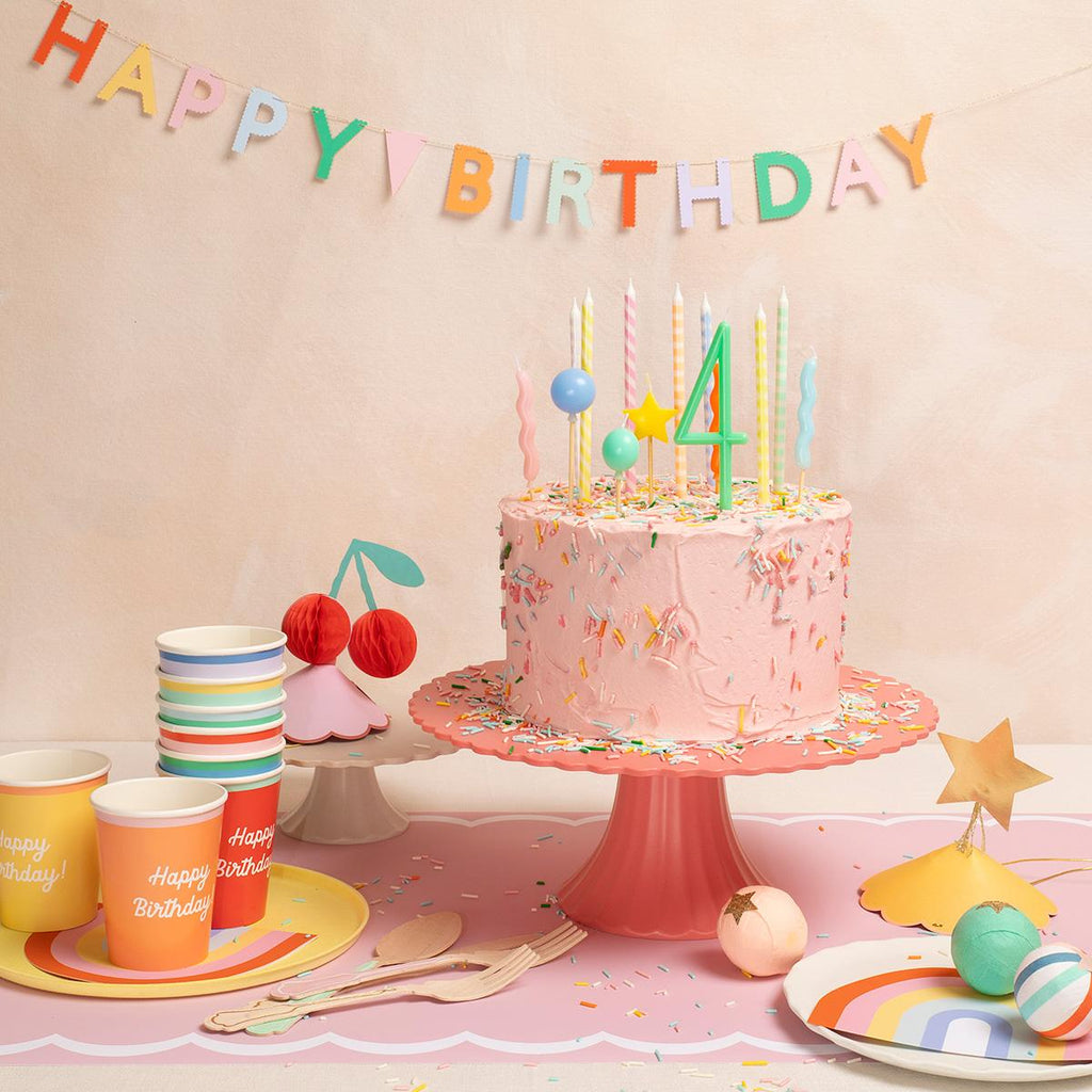 Balloon Birthday Candles x 6 | Meri Meri Birthday Party Birthday Candles Balloon Birthday Candles x 6