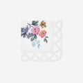 Basketweave Floral Small Napkins x16 | Meri Meri | Little Big Party Napkins Basketweave Floral Small Napkins x16
