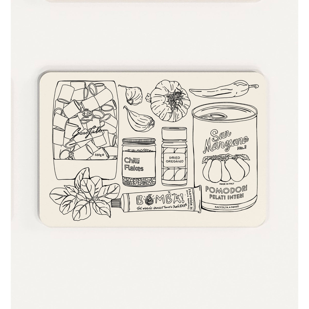 Pasta Placemats - Set of 6
