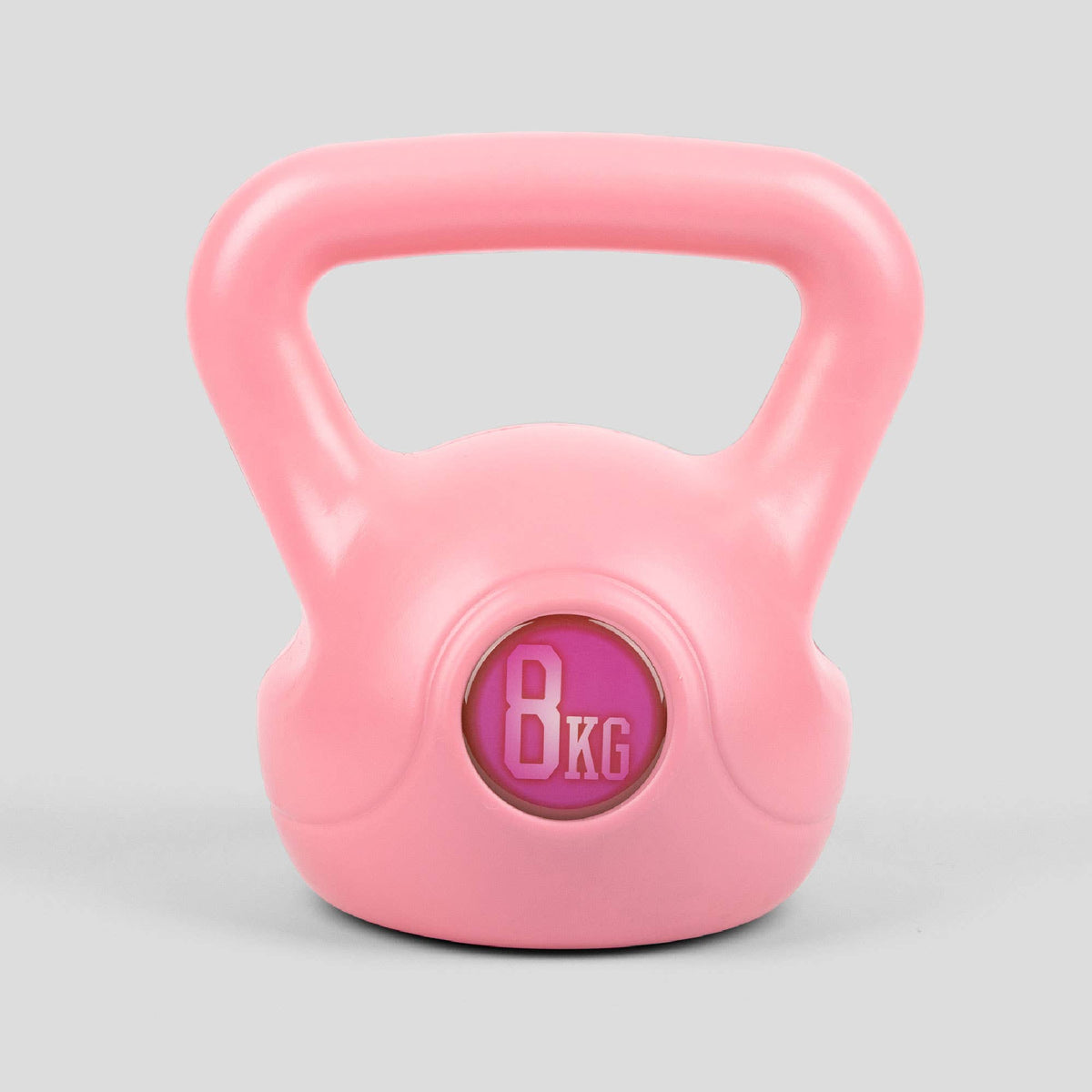 Pink Vinyl Coated Kettlebell - 8kg