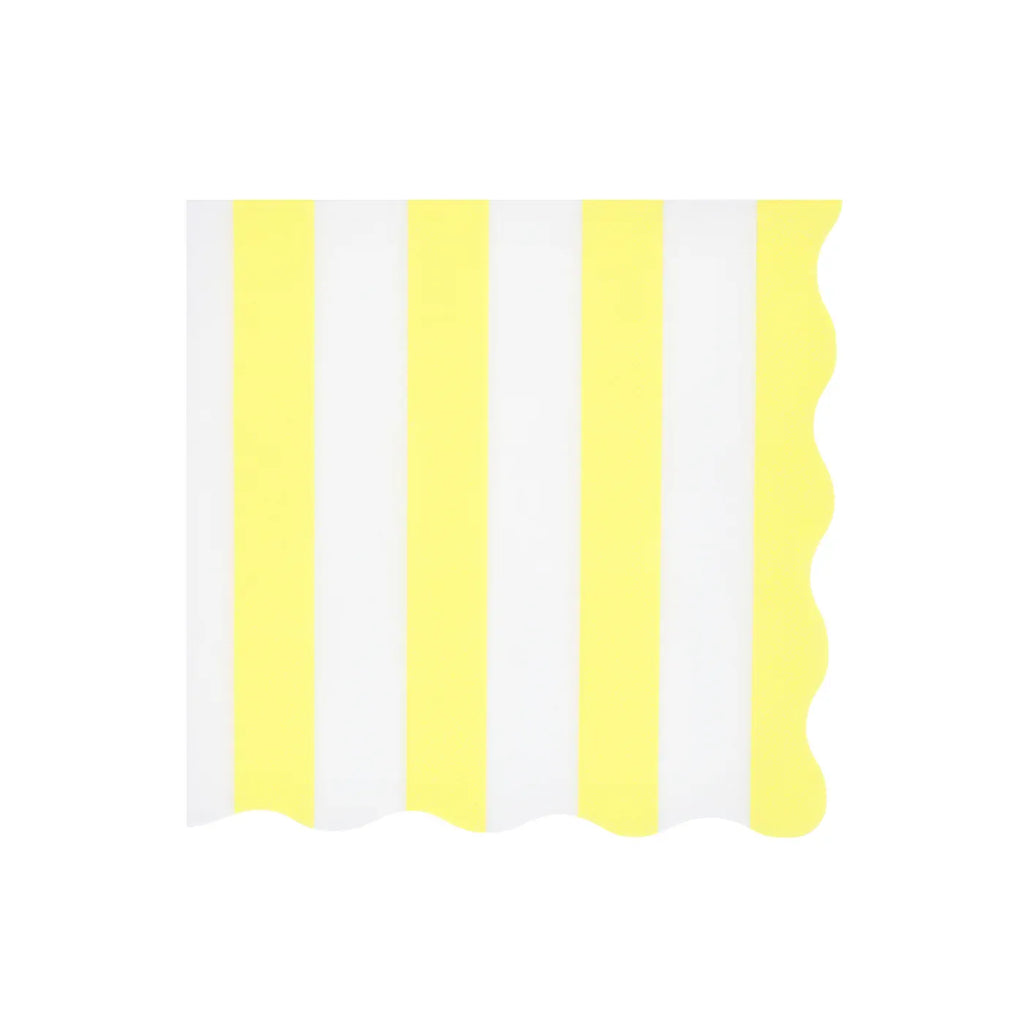 Beach Striped Large Napkins x 16 | Pool Party Meri Meri UK Napkins Beach Striped Large Napkins x 16