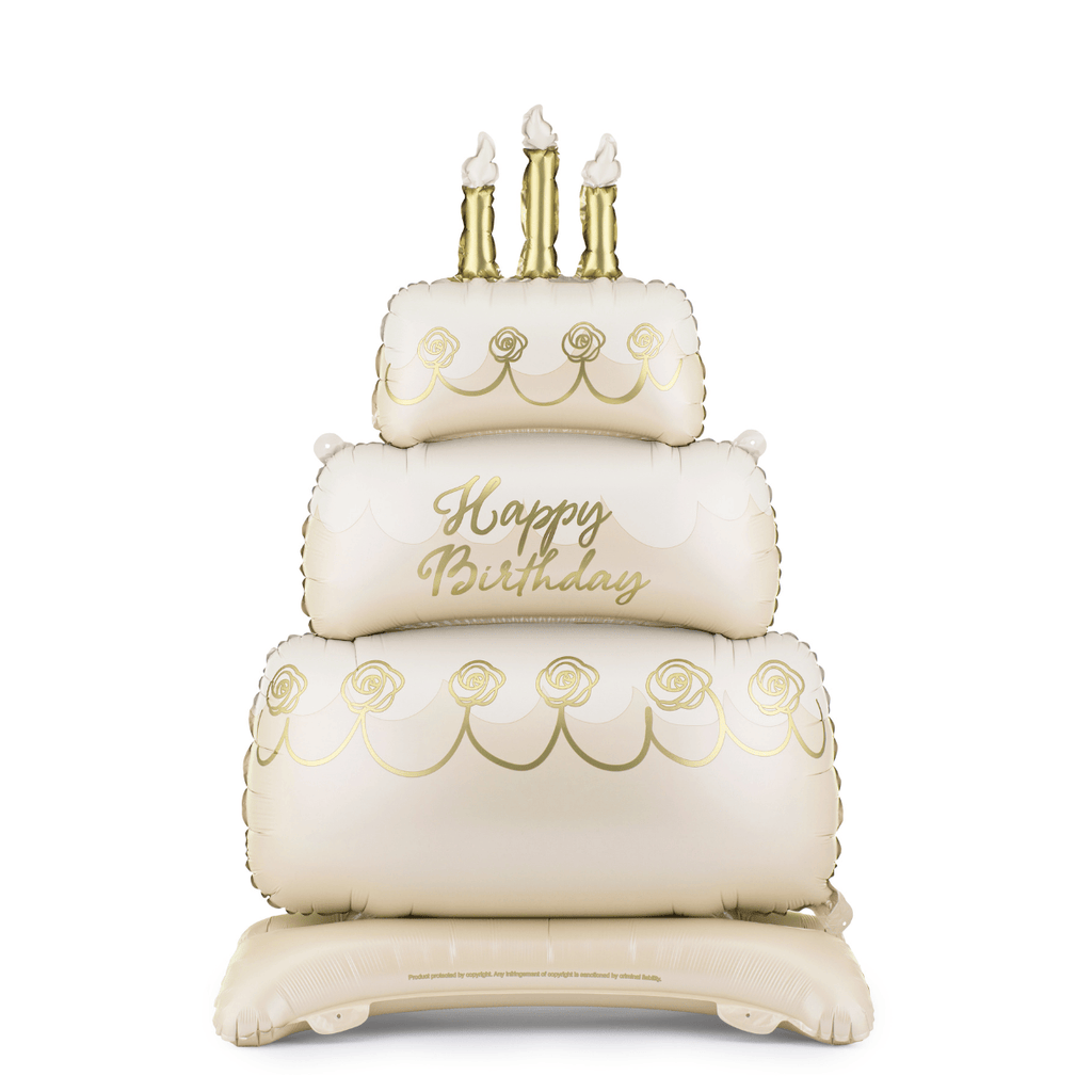 Birthday Cake Standing Foil Balloon Balloons Birthday Cake Standing Foil Balloon