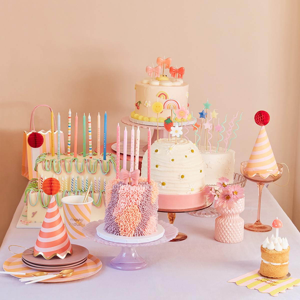 Birthday Phrases Cake Candles x 16 | Meri Meri Birthday Party Birthday Candles Birthday Phrases Cake Candles x 16