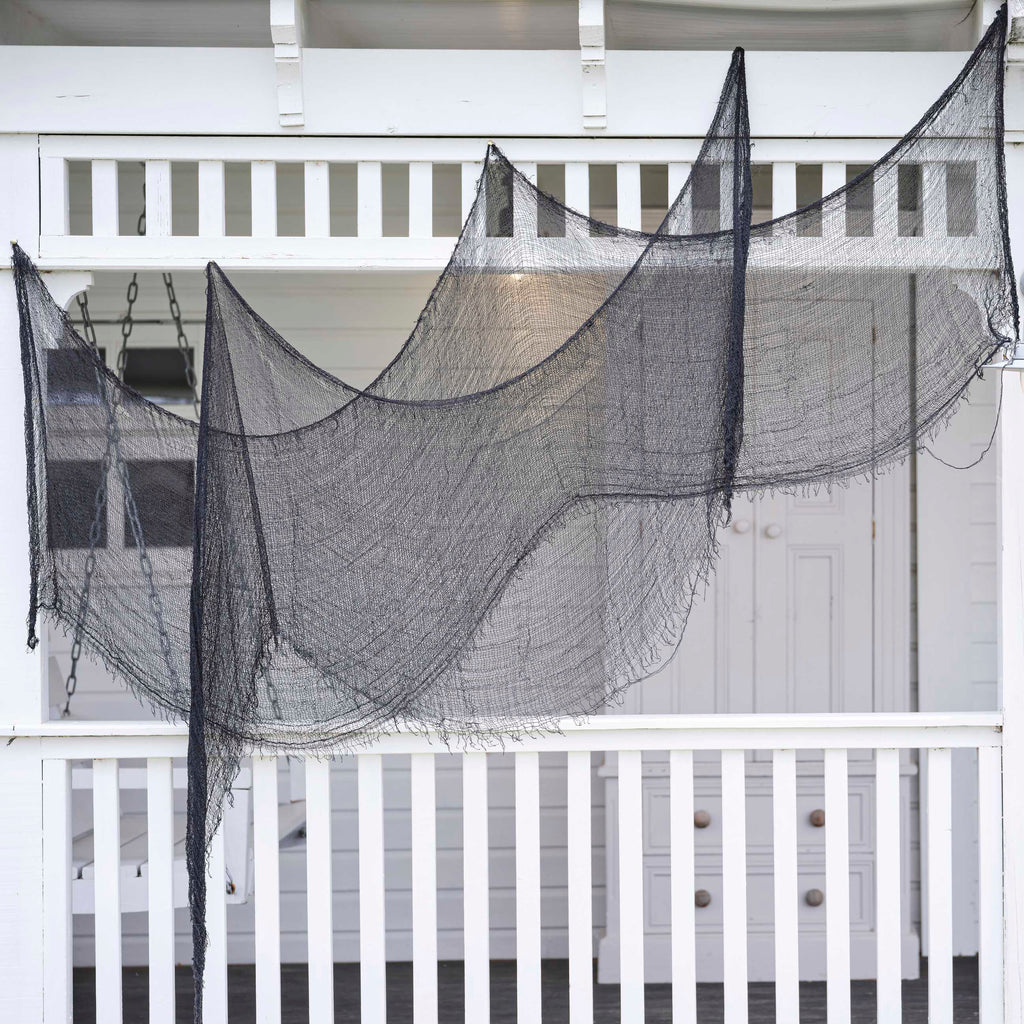 Hanging Decoration Black Halloween Spiderweb cloth decoration