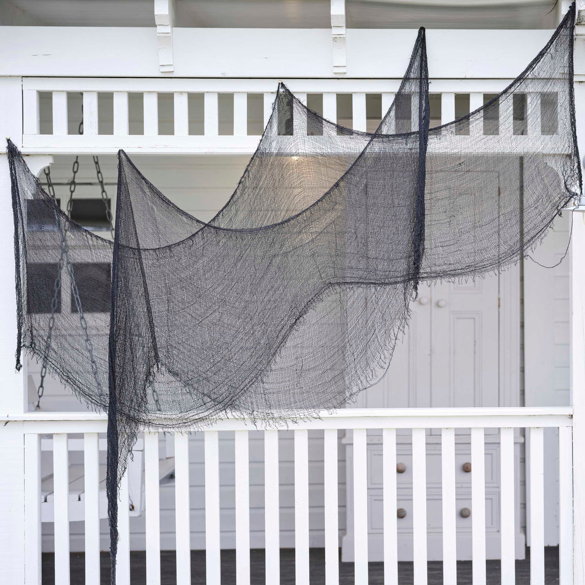 Hanging Decoration Black Halloween Spiderweb cloth decoration
