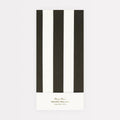 Black Striped Paper Party Tablecloth | Meri Meri Halloween Table Tableware Black Striped Paper Party Tablecloth