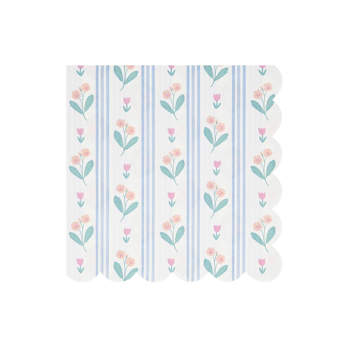 Bloomsbury Floral Large Party Napkins x 16 | Meri Meri party napkins Bloomsbury Floral Large Party Napkins x 16