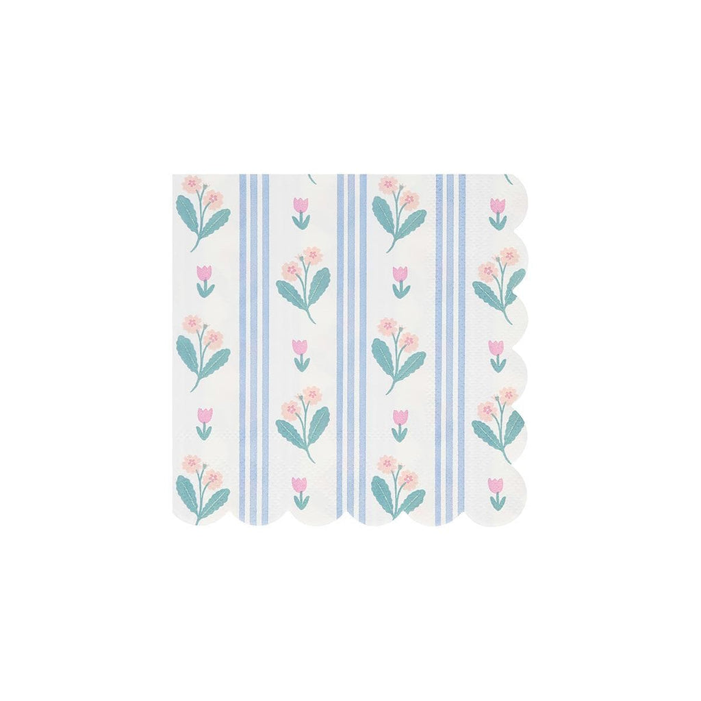 Bloomsbury Floral Small Party Napkins x 16 | Meri Meri party napkins Bloomsbury Floral Small Party Napkins x 16