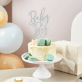 Blue Baby Boy Cake Topper - Blue Baby Shower Supplies Cake Topper Blue Baby Boy Cake Topper