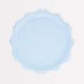 Blue Decorative Edge Compostable Side Party Plates x 8 | Meri Meri party plates Blue Decorative Edge Compostable Side Party Plates x 8