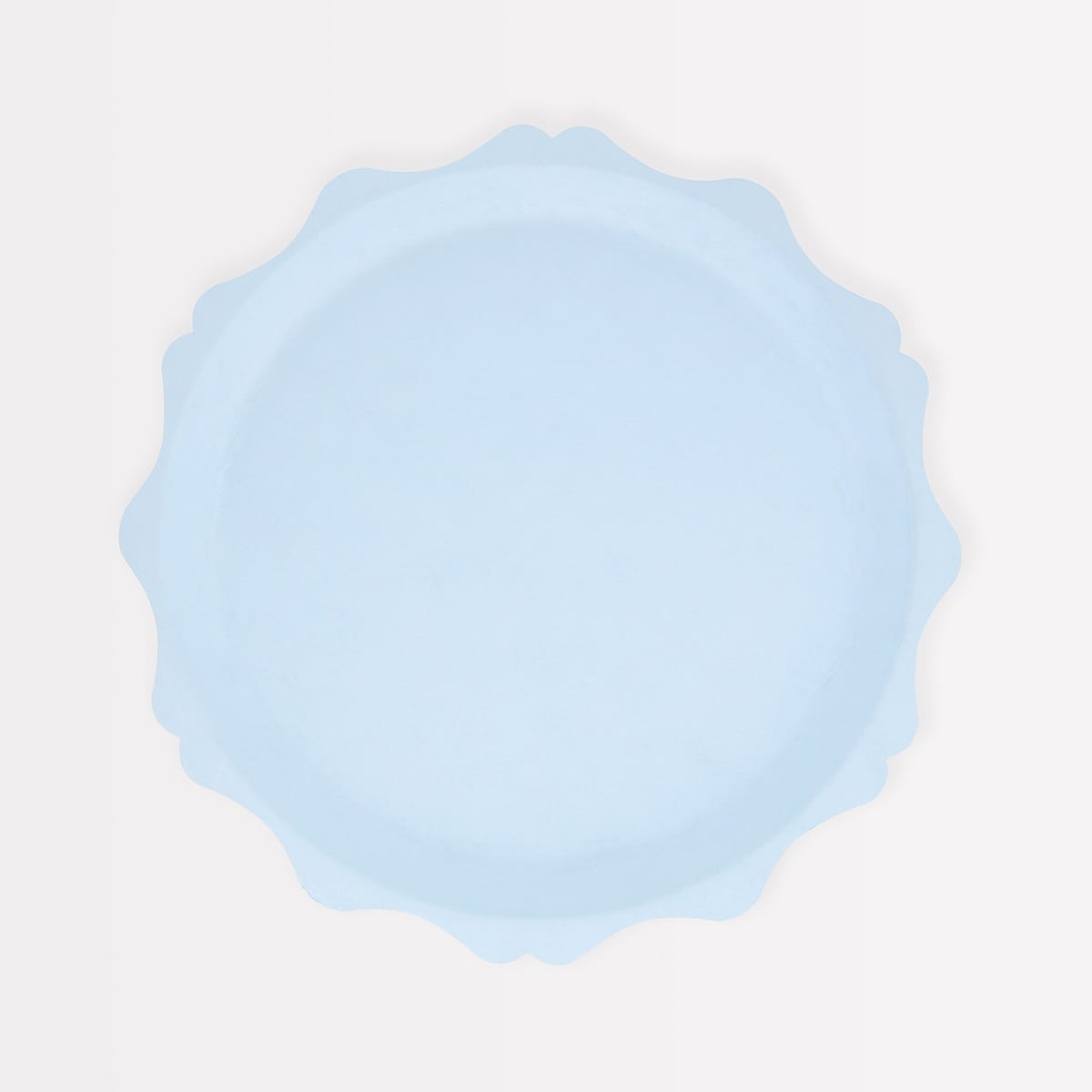 Blue Decorative Edge Compostable Side Party Plates x 8 | Meri Meri party plates Blue Decorative Edge Compostable Side Party Plates x 8